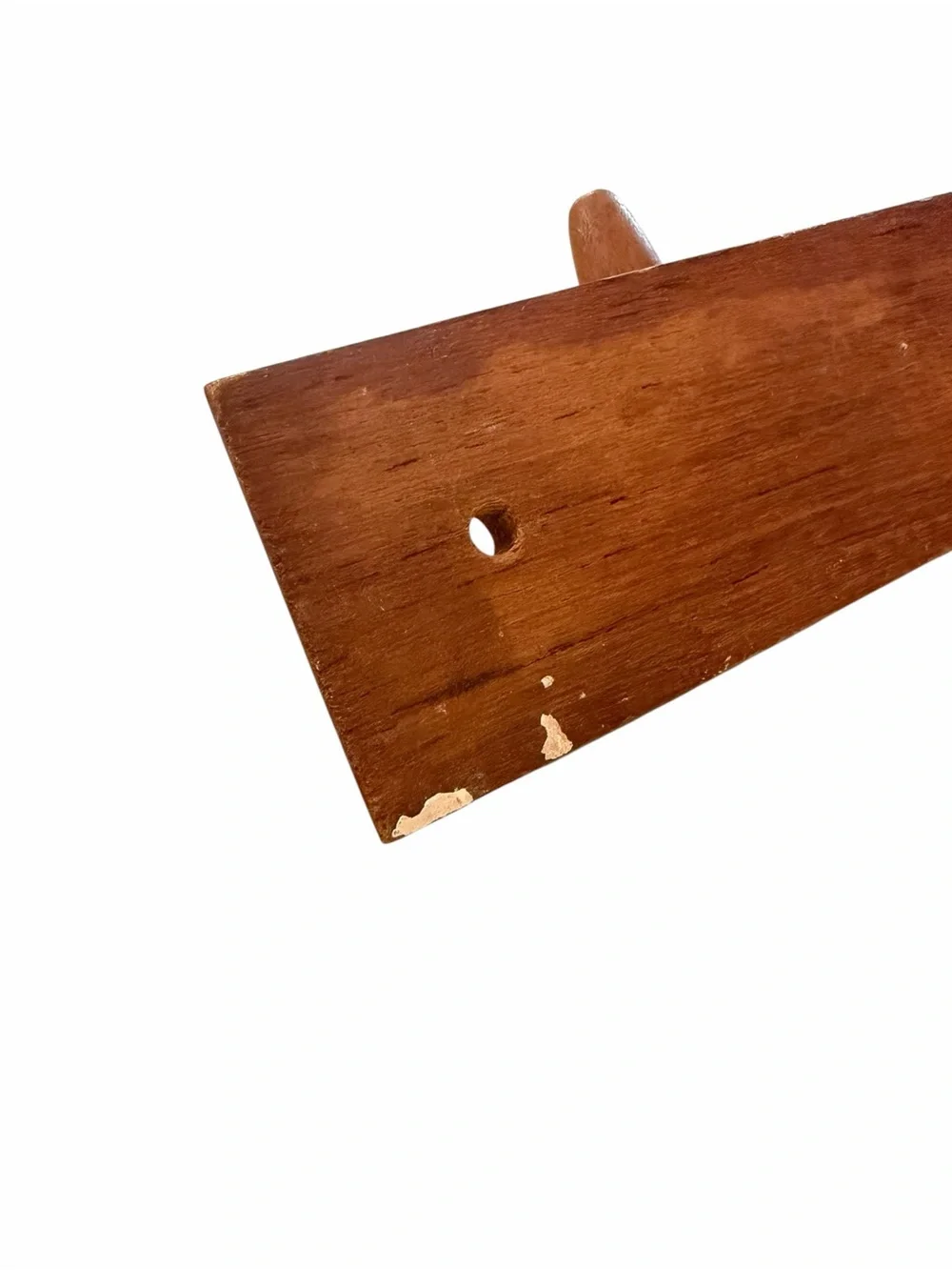 Vintage Mid Century Teakwood Danish Wood Wall Hook Rack Brostromdesign